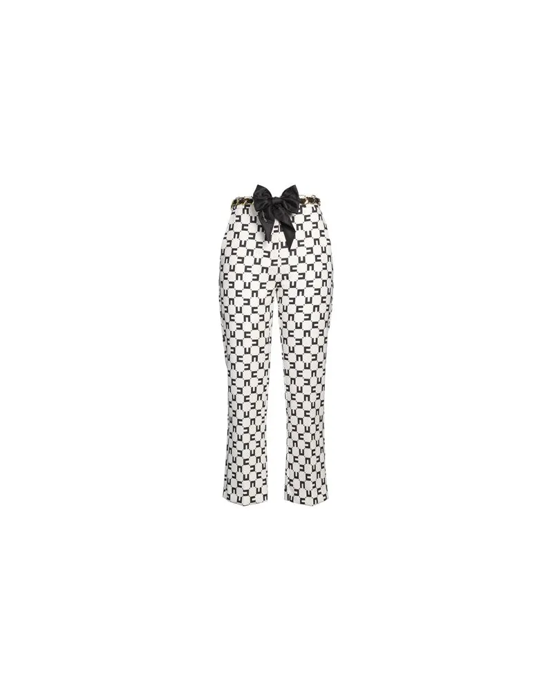Elisabetta Franchi HOSEN & RÖCKE - Hosenauf YOOX.COM Weiß