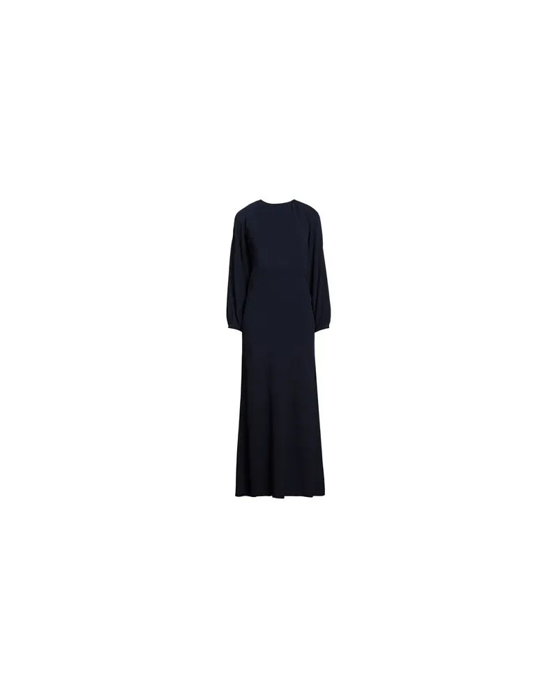 Semicouture KLEIDER - Maxi-Kleiderauf YOOX.COM Nachtblau