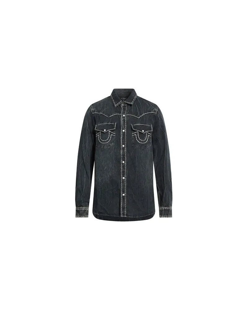 True Religion TOPS - Jeanshemdenauf YOOX.COM Blau