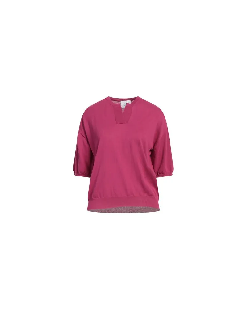 Alpha Studio STRICKWAREN - Pulloverauf YOOX.COM Magenta