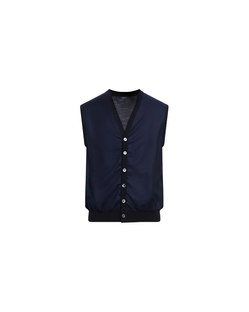 Tombolini STRICKWAREN - Strickjackenauf YOOX.COM Marineblau