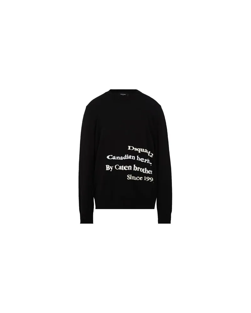 Dsquared2 STRICKWAREN - Pulloverauf YOOX.COM Schwarz