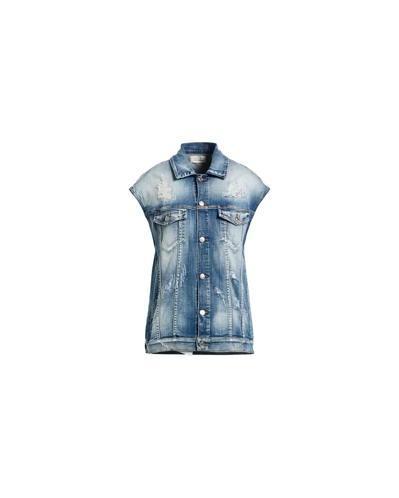VICOLO JACKEN & MÄNTEL - Jeansjacken/Mäntelauf YOOX.COM Blau