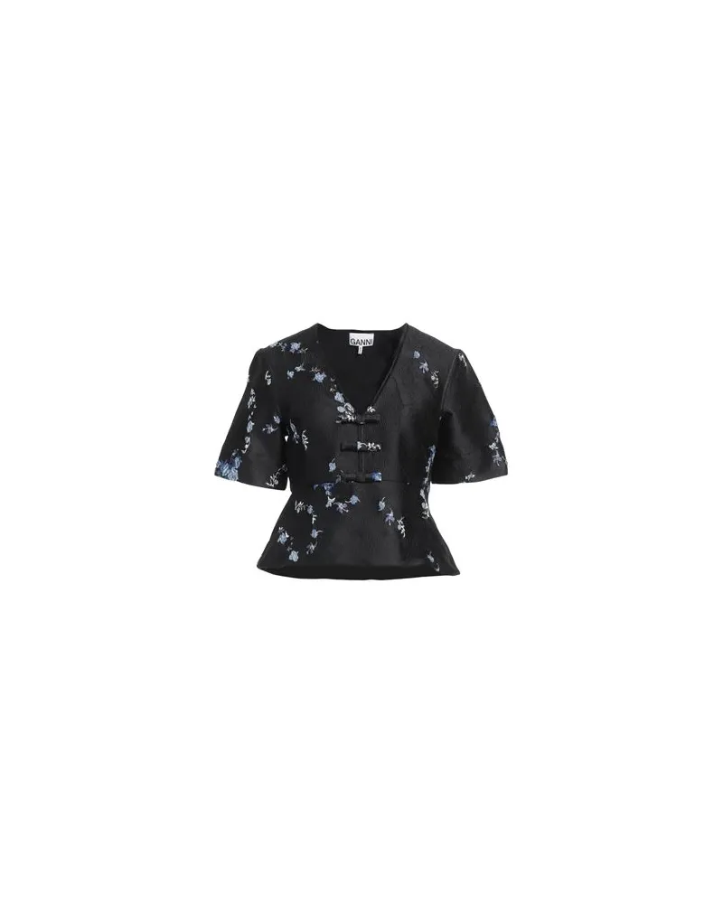 Ganni TOPS - Topsauf YOOX.COM Schwarz
