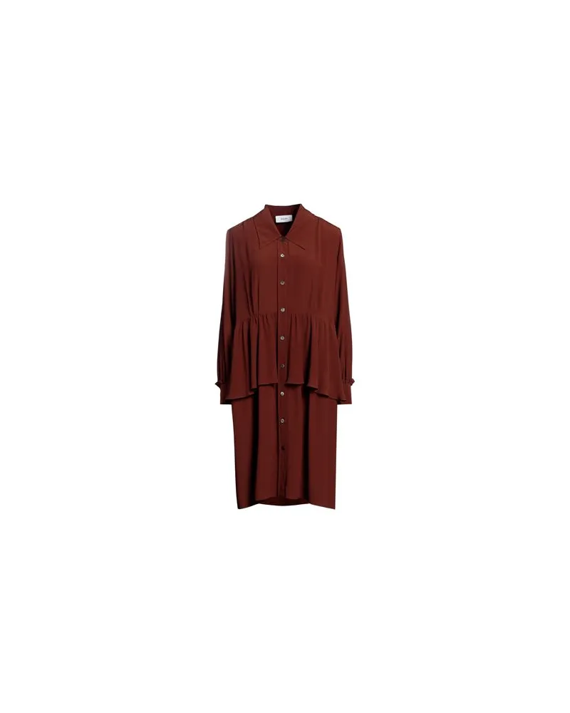 Aglini KLEIDER - Midi-Kleiderauf YOOX.COM Braun