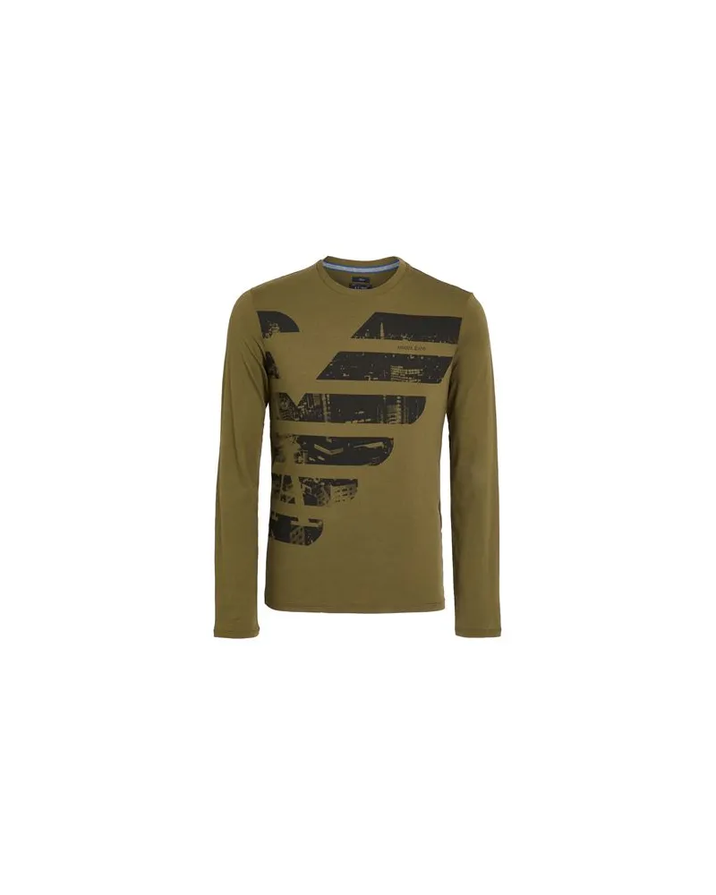 Armani Jeans TOPS - T-shirtsauf YOOX.COM Schwarz