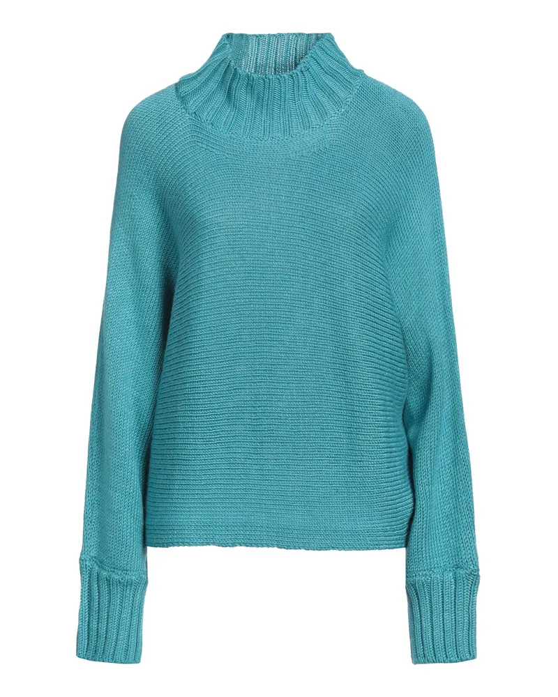 Alpha Studio Rollkragenpullover Azurblau