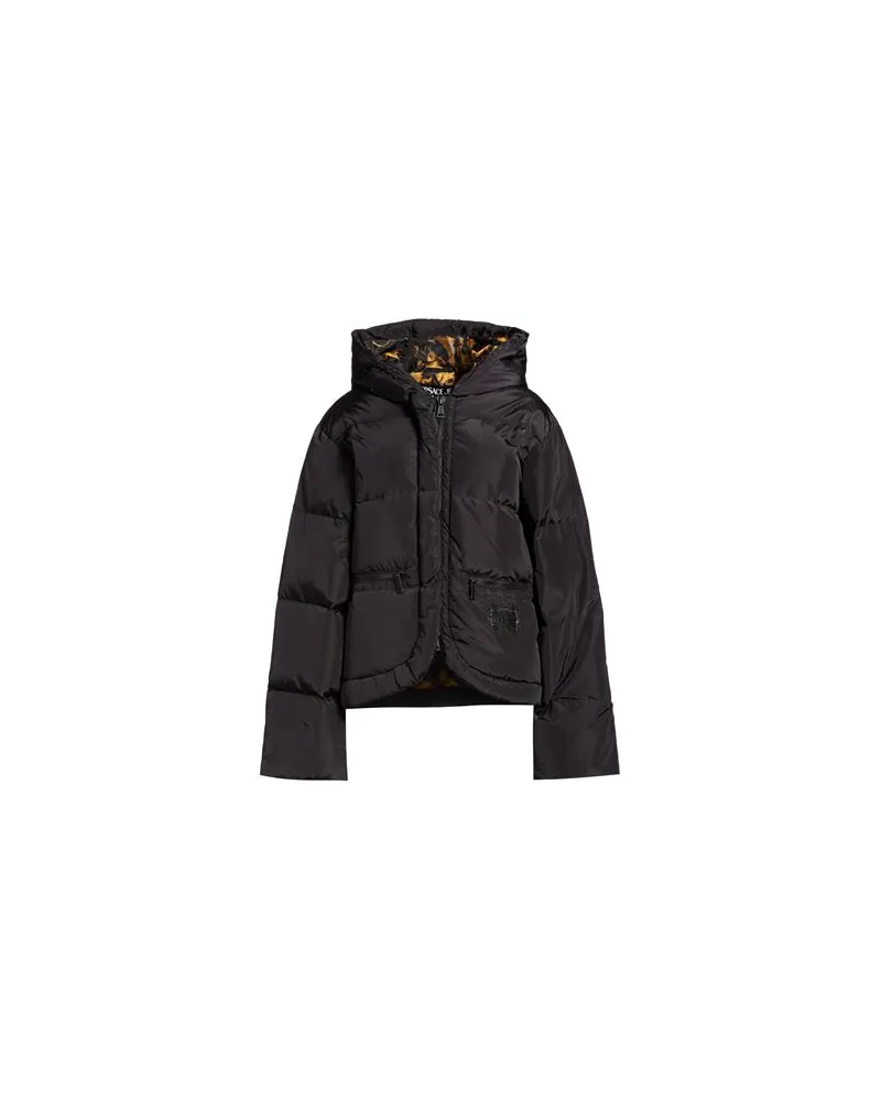 Versace Jeans JACKEN & MÄNTEL - Pufferjacken & Daunenjackenauf YOOX.COM Schwarz