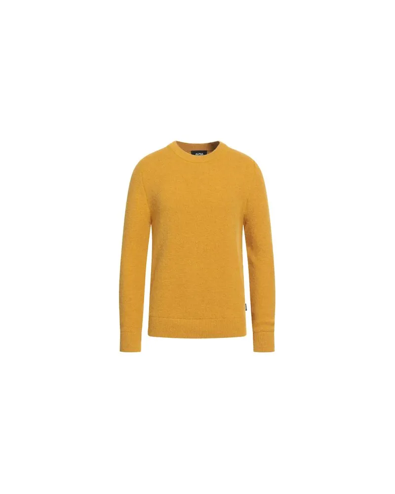 Alpha Studio STRICKWAREN - Pulloverauf YOOX.COM Senf