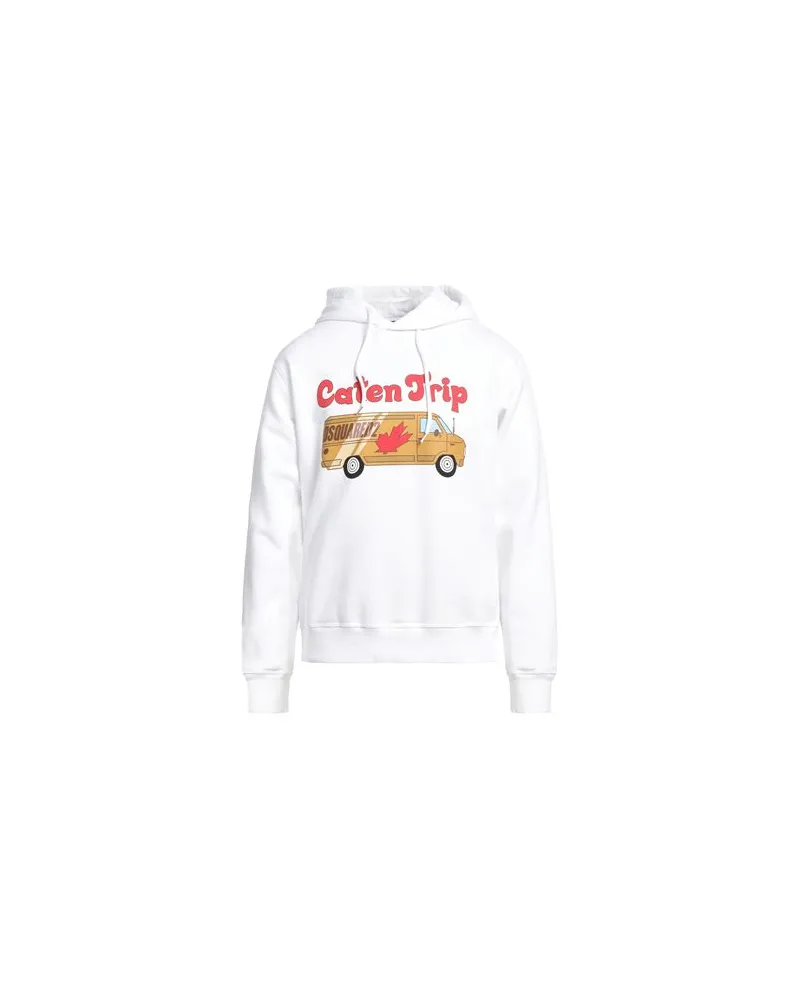 Dsquared2 TOPS - Sweatshirtsauf YOOX.COM Weiß