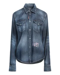 Dsquared2 Jeanshemd Blau