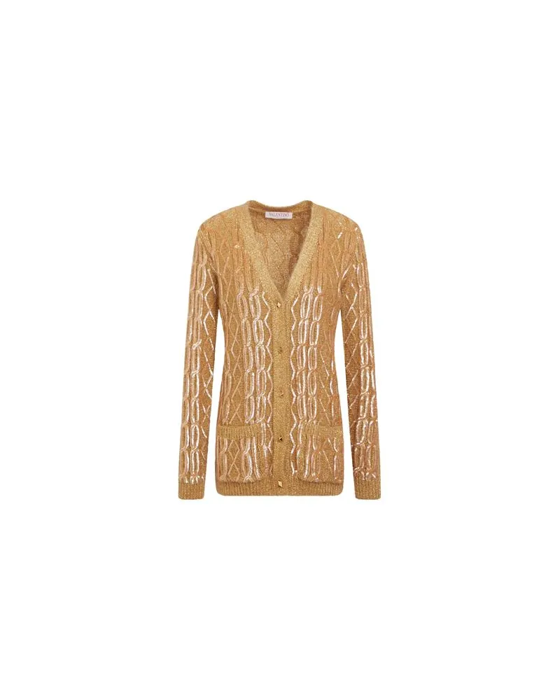 Valentino Garavani STRICKWAREN - Strickjackenauf YOOX.COM Kamel
