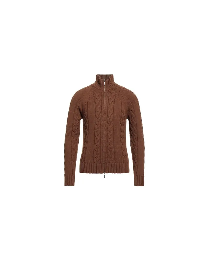 MOORER STRICKWAREN - Strickjackenauf YOOX.COM Braun