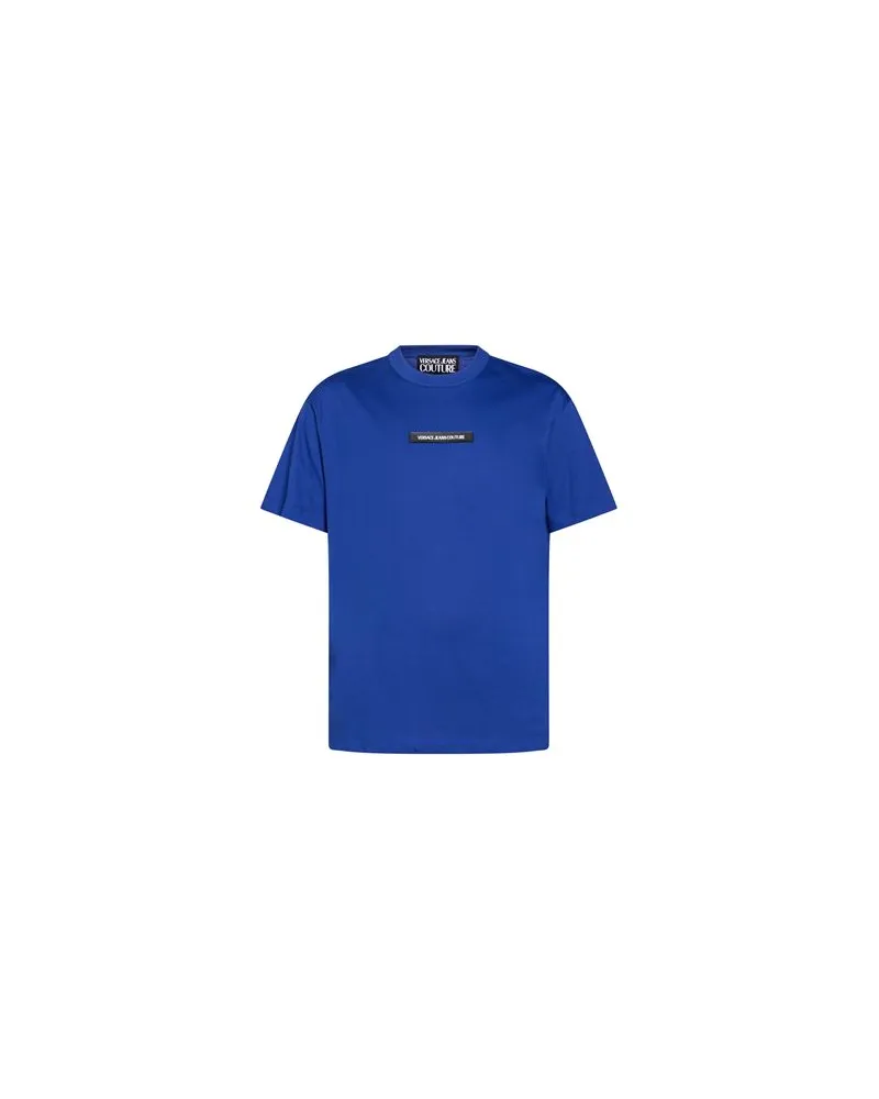 Versace Jeans TOPS - T-shirtsauf YOOX.COM Blau