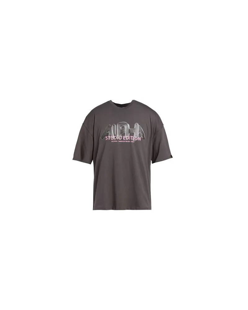 Alpha Industries TOPS - T-shirtsauf YOOX.COM Grau