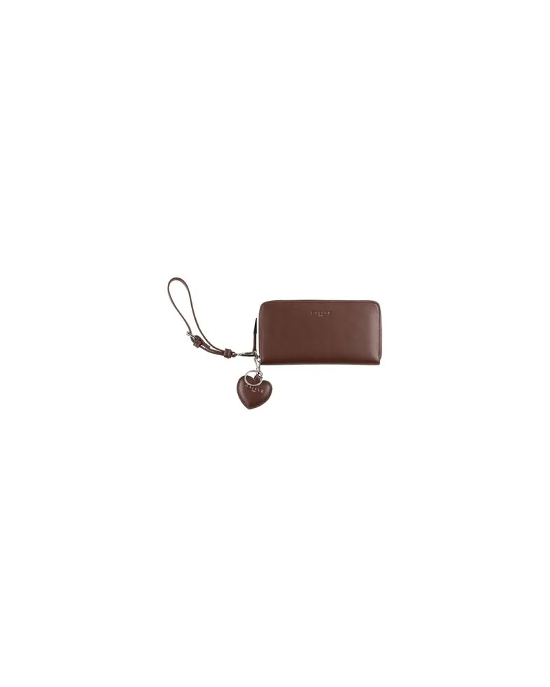 Gaëlle Bonheur Kleinlederwaren - Brieftaschenauf YOOX.COM Braun