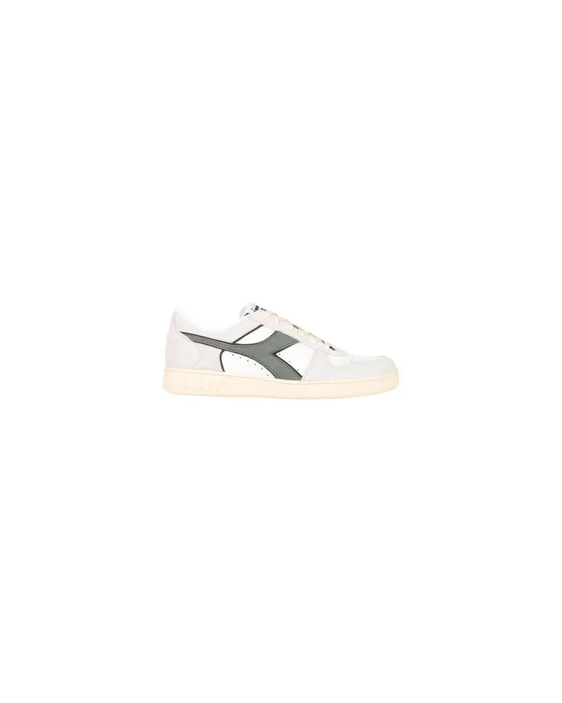 Diadora MAGIC BASKET LOW SUEDE LEATHER  - SCHUHE - Sneakersauf YOOX.COM Weiß