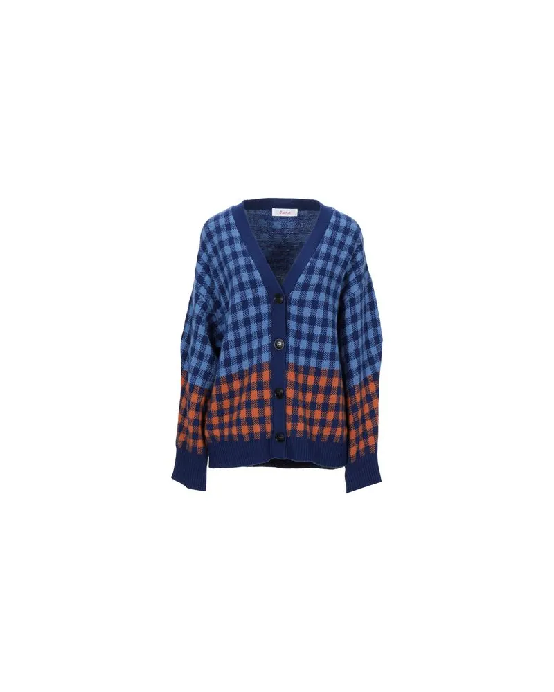 Jucca STRICKWAREN - Strickjackenauf YOOX.COM Blau
