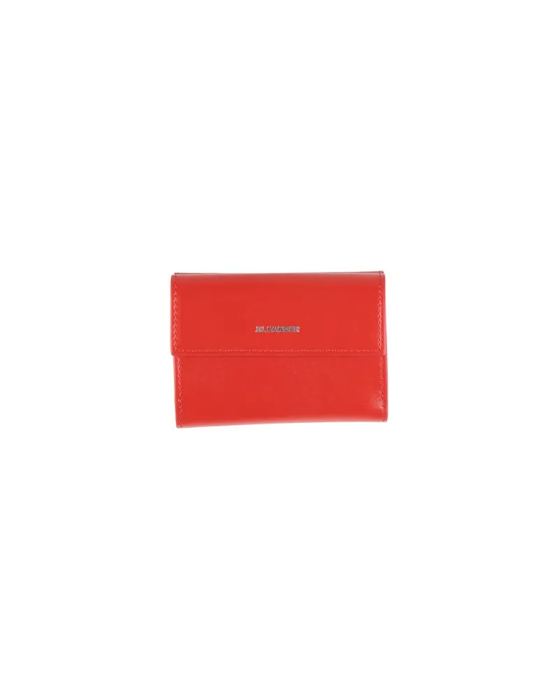 Jil Sander Kleinlederwaren - Brieftaschenauf YOOX.COM Koralle