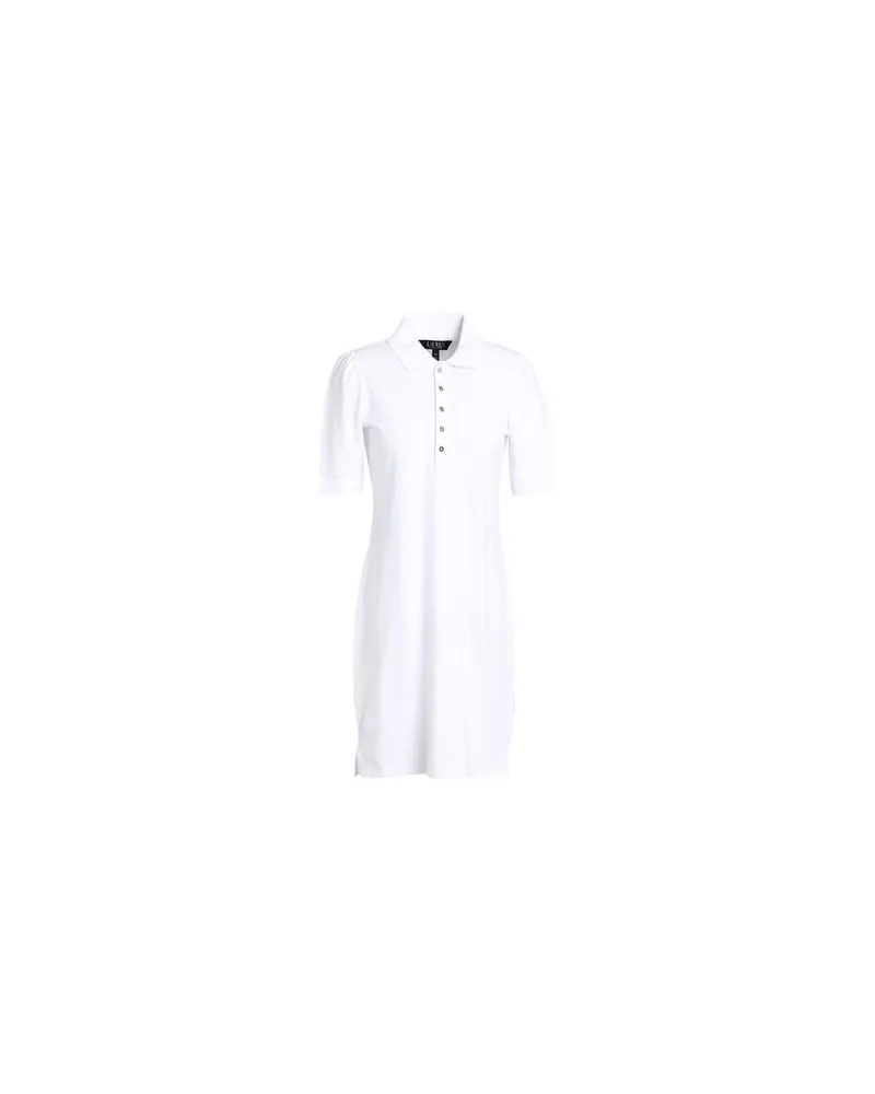 Ralph Lauren COLLARED SHIFT DRESS  - KLEIDER - Mini-Kleiderauf YOOX.COM Weiß