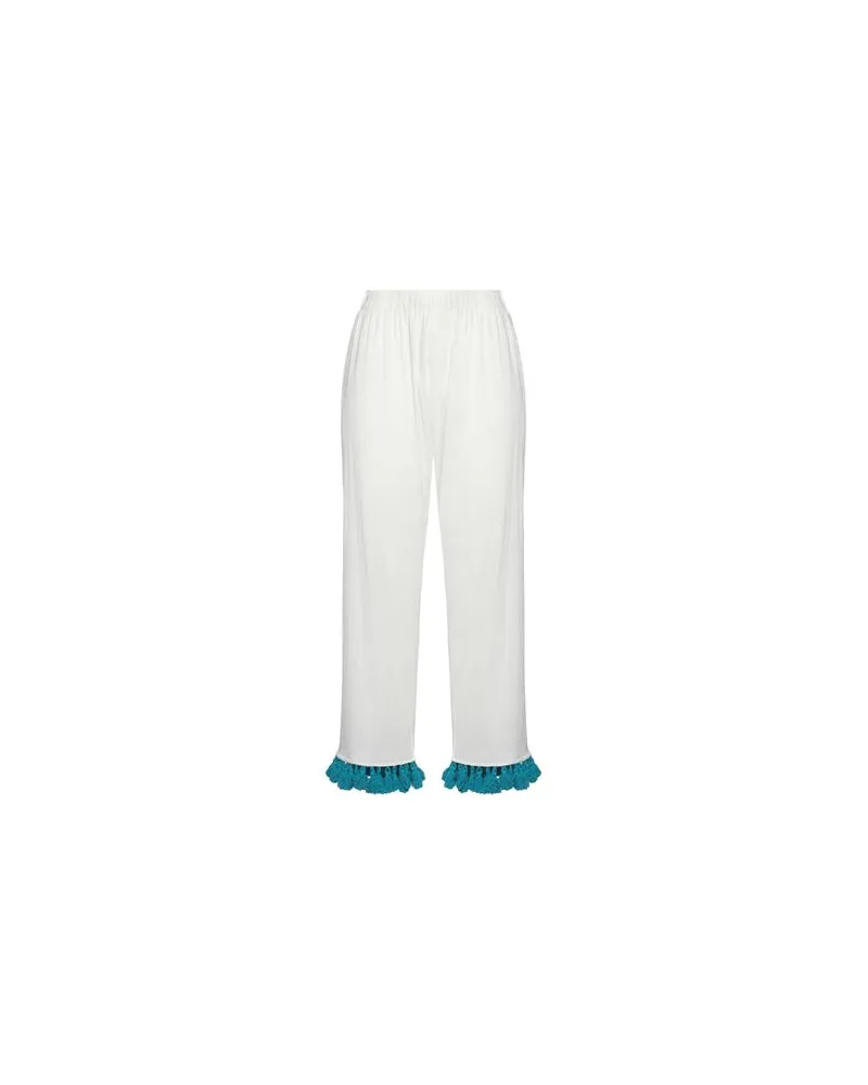 DOUUOD HOSEN & RÖCKE - Hosenauf YOOX.COM Weiß
