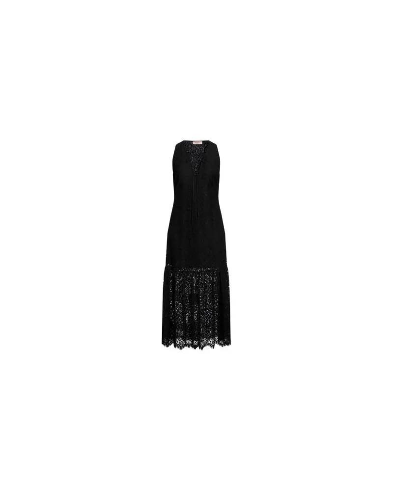 Twin-Set KLEIDER - Midi-Kleiderauf YOOX.COM Schwarz