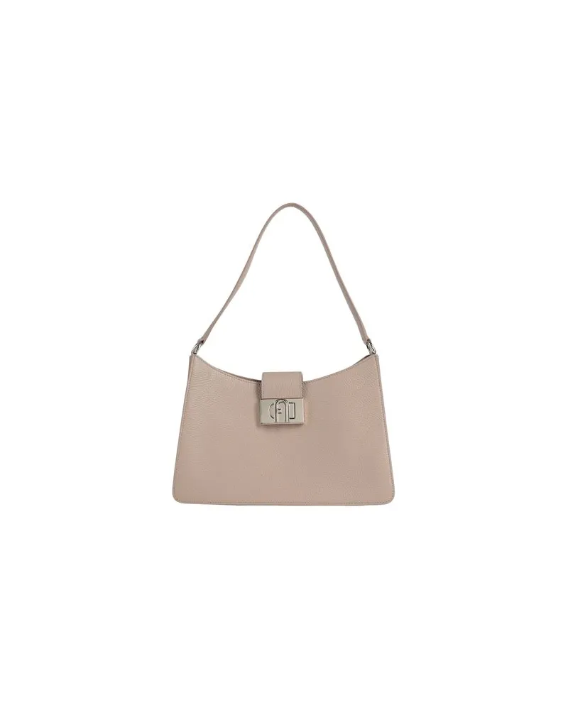 Furla 1927 M SHOULDER BAG SOFT  - TASCHEN - Handtaschenauf YOOX.COM Hellbraun