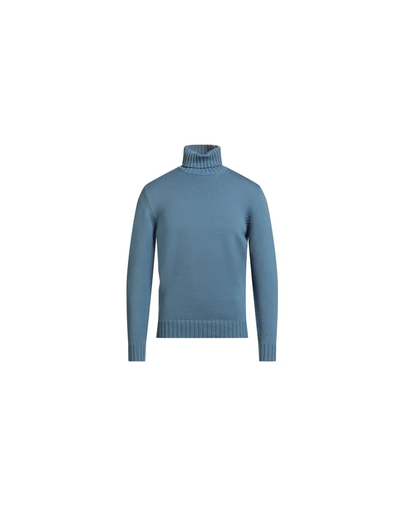 Filippo de Laurentiis STRICKWAREN - Rollkragenpulloverauf YOOX.COM Taubenblau
