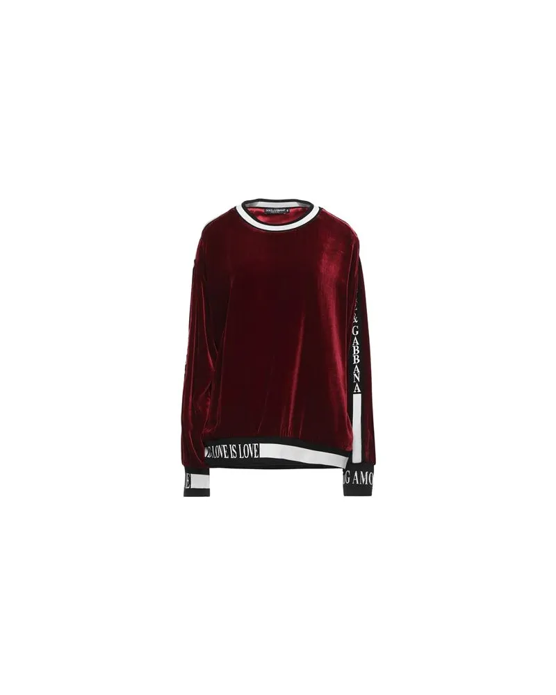 Dolce & Gabbana TOPS - Sweatshirtsauf YOOX.COM Bordeaux