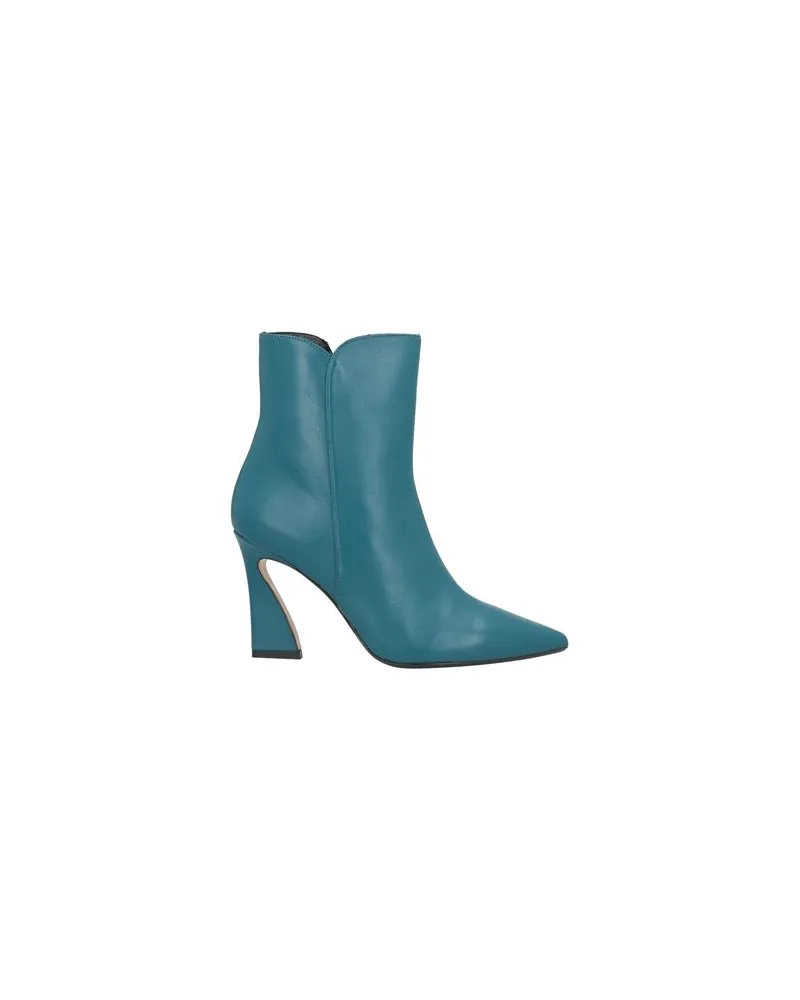 Anna F. SCHUHE - Stiefelettenauf YOOX.COM Aquamarin