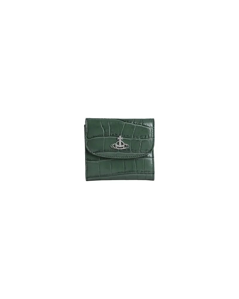 Vivienne Westwood Kleinlederwaren - Brieftaschenauf YOOX.COM Grün