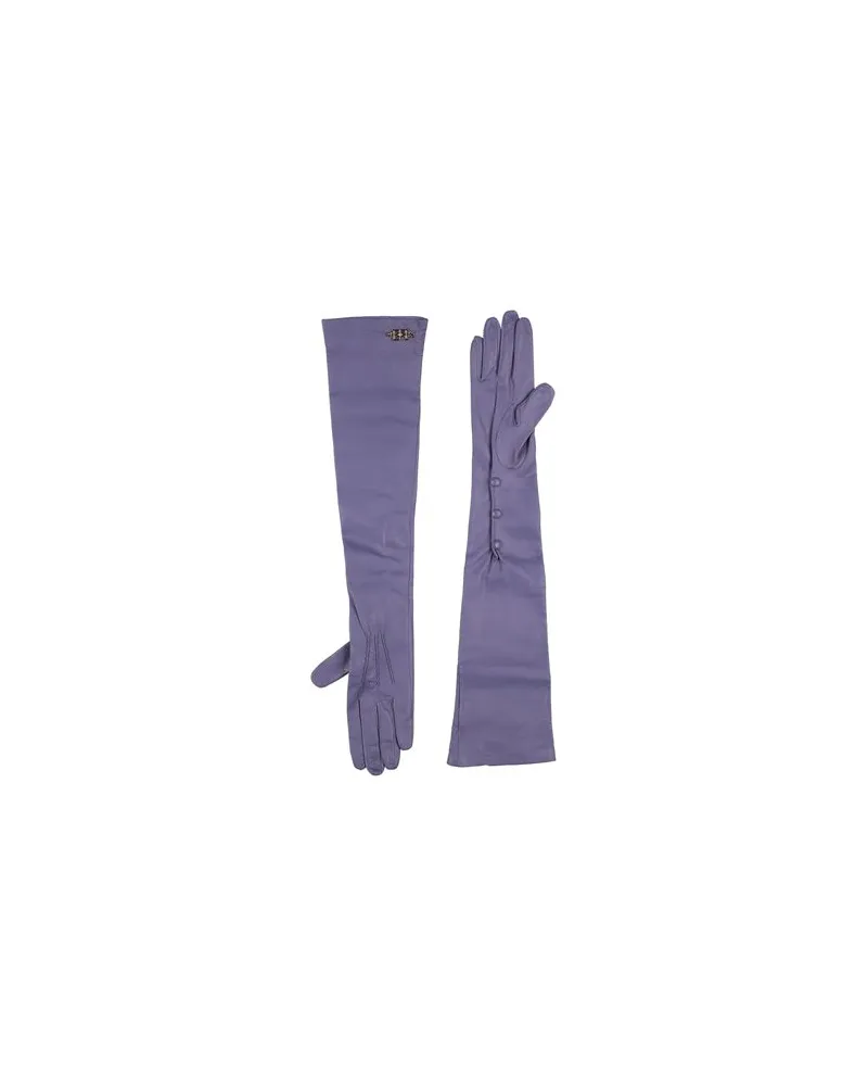 Elisabetta Franchi ACCESSOIRES - Handschuheauf YOOX.COM Violett