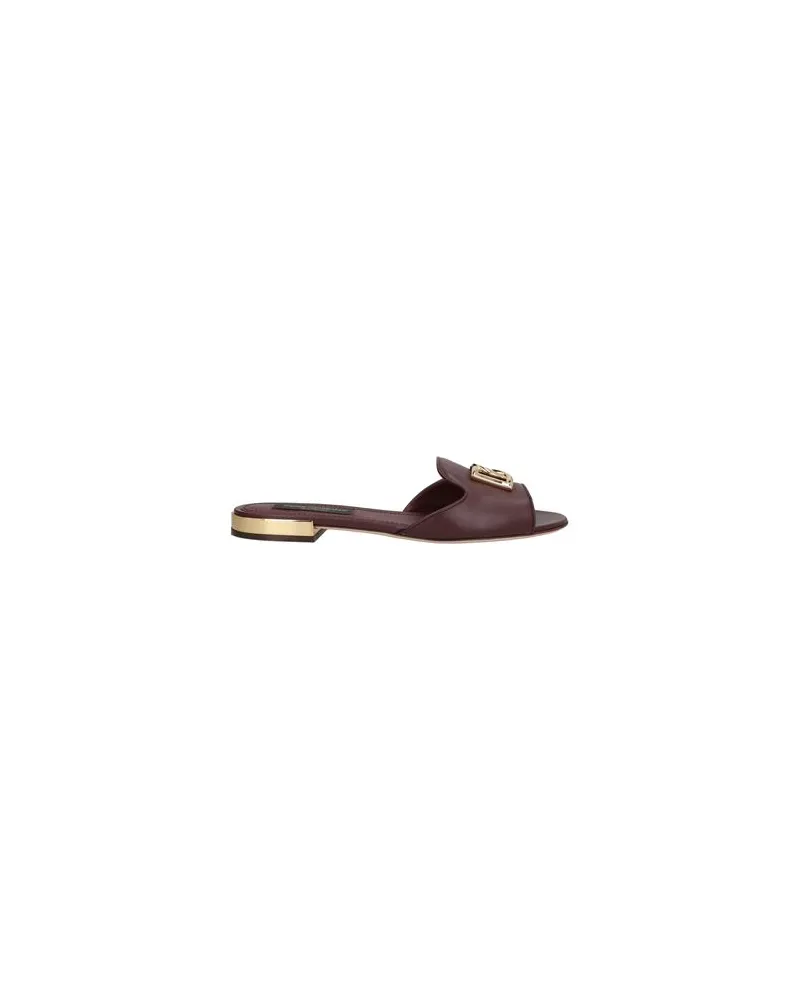 Dolce & Gabbana SCHUHE - Sandalenauf YOOX.COM Bordeaux