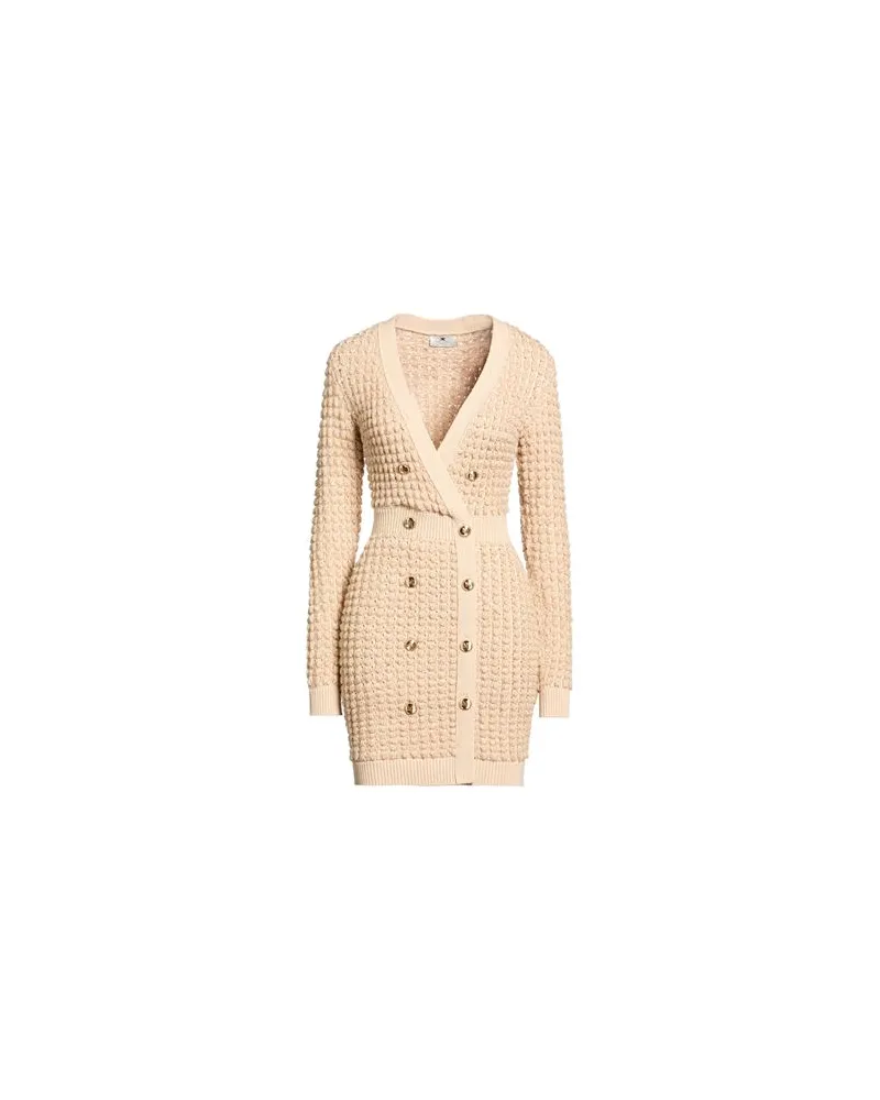 Elisabetta Franchi KLEIDER - Mini-Kleiderauf YOOX.COM Beige