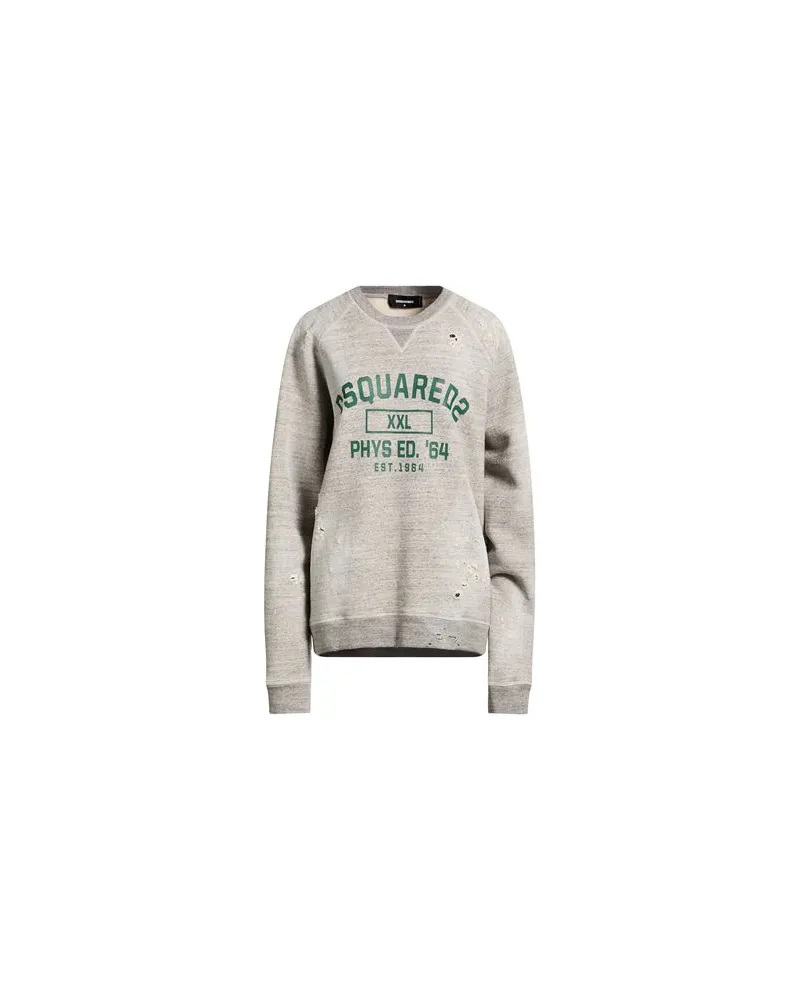 Dsquared2 TOPS - Sweatshirtsauf YOOX.COM Hellgrau