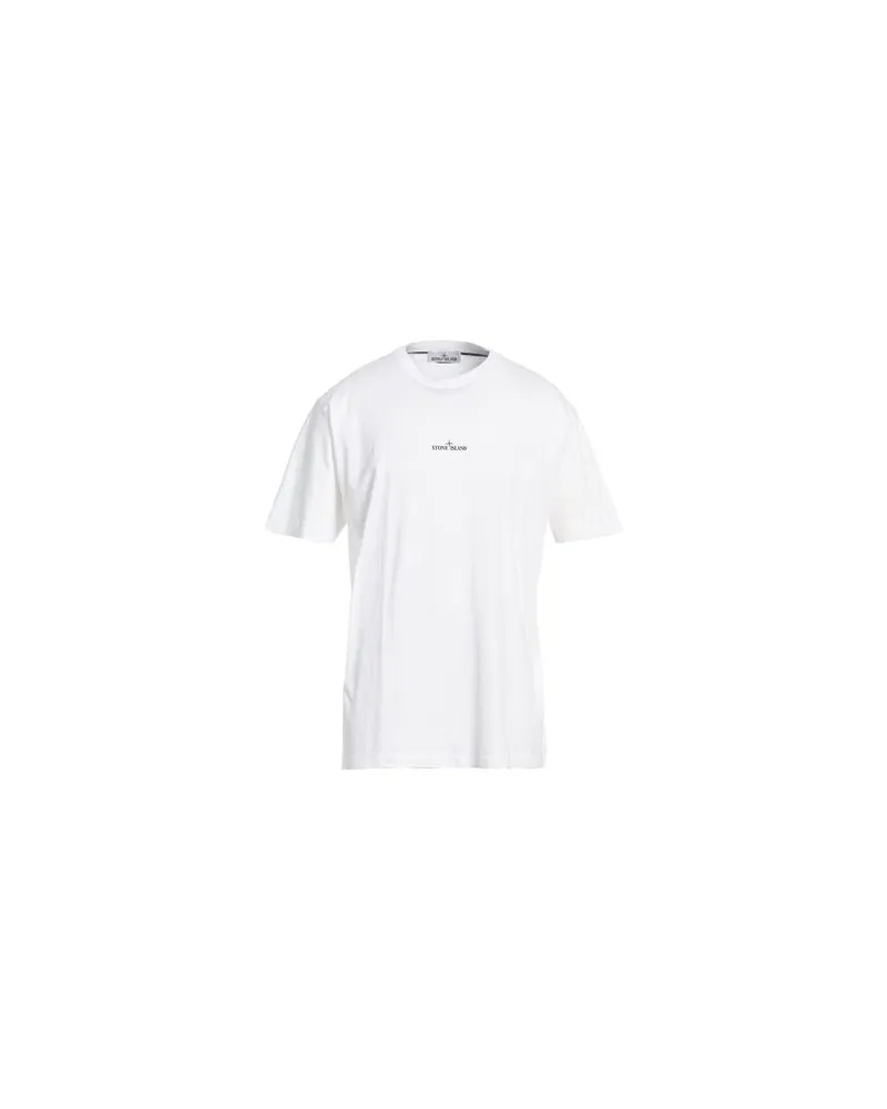 Stone Island TOPS - T-shirtsauf YOOX.COM Weiß