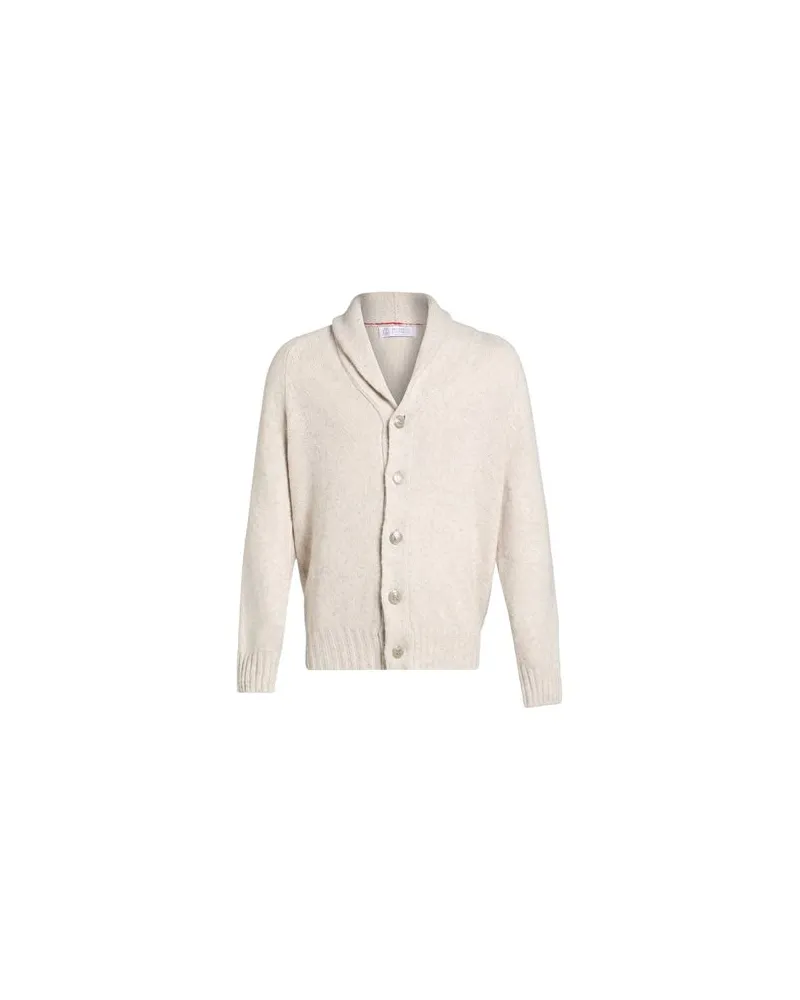 Brunello Cucinelli STRICKWAREN - Strickjackenauf YOOX.COM Beige