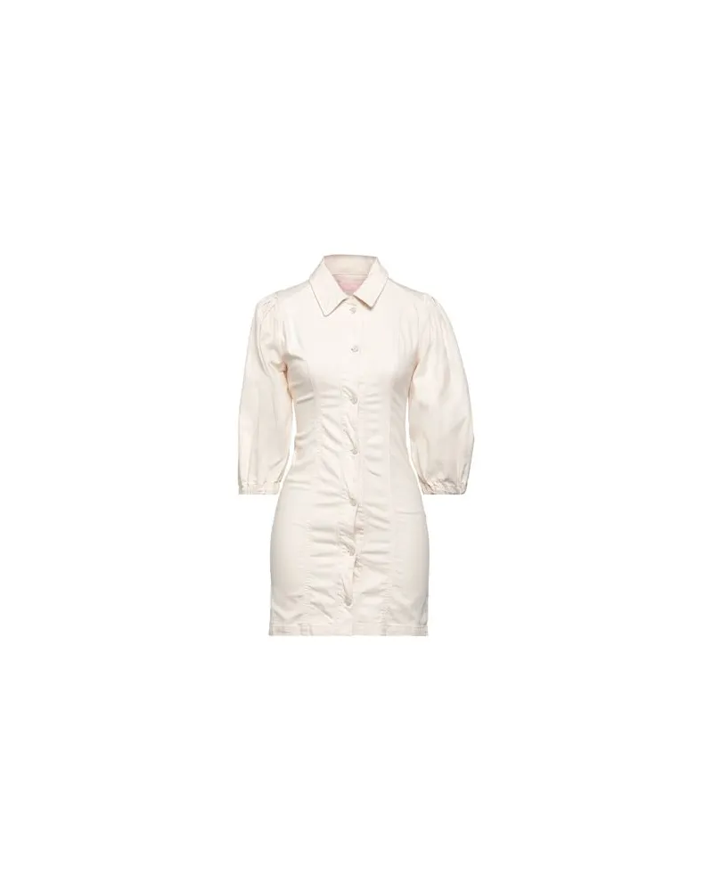 BIMBA Y LOLA KLEIDER - Mini-Kleiderauf YOOX.COM Cremeweiß