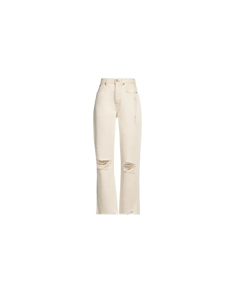 Pepe Jeans HOSEN & RÖCKE - Jeanshosenauf YOOX.COM Elfenbein