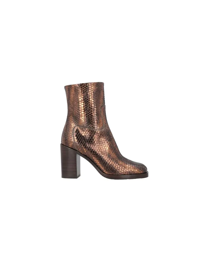 Zinda SCHUHE - Stiefelettenauf YOOX.COM Bronze
