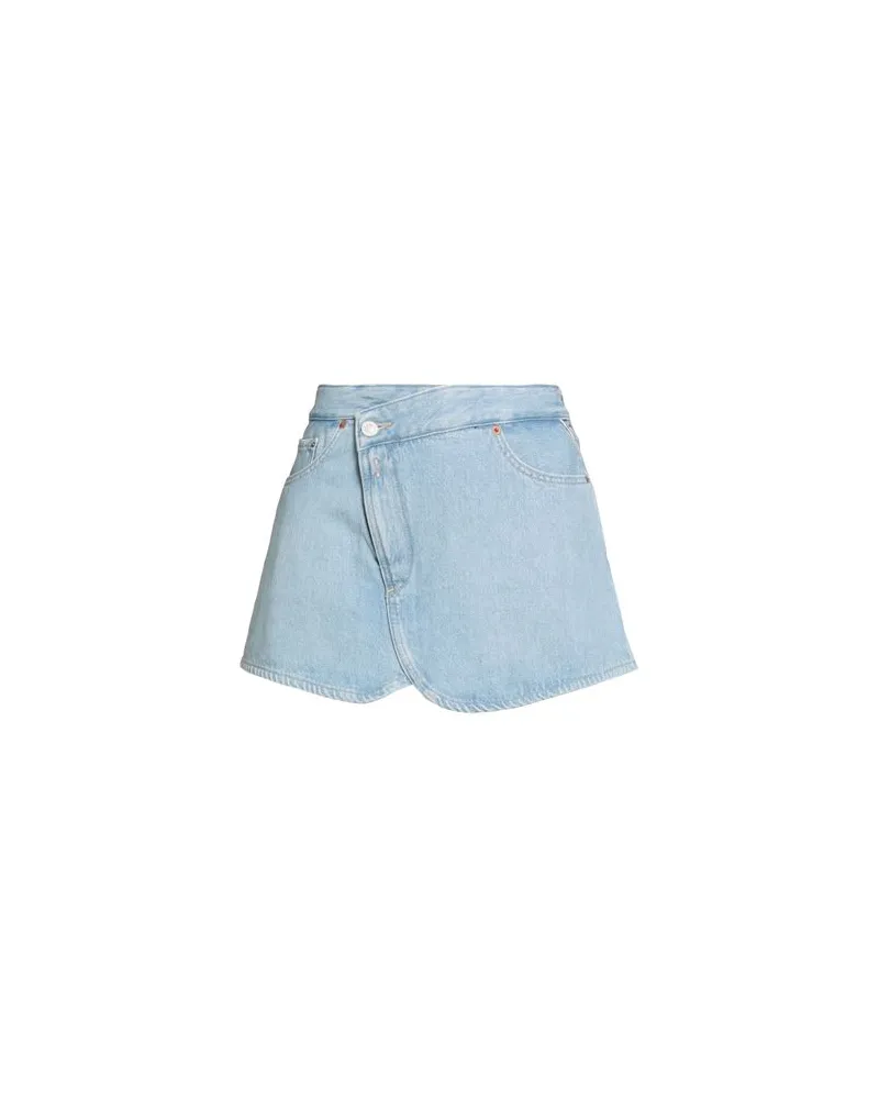 Replay HOSEN & RÖCKE - Jeansshortsauf YOOX.COM Blau