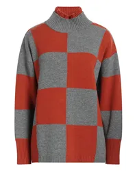 ROSSOPURO Rollkragenpullover Grau