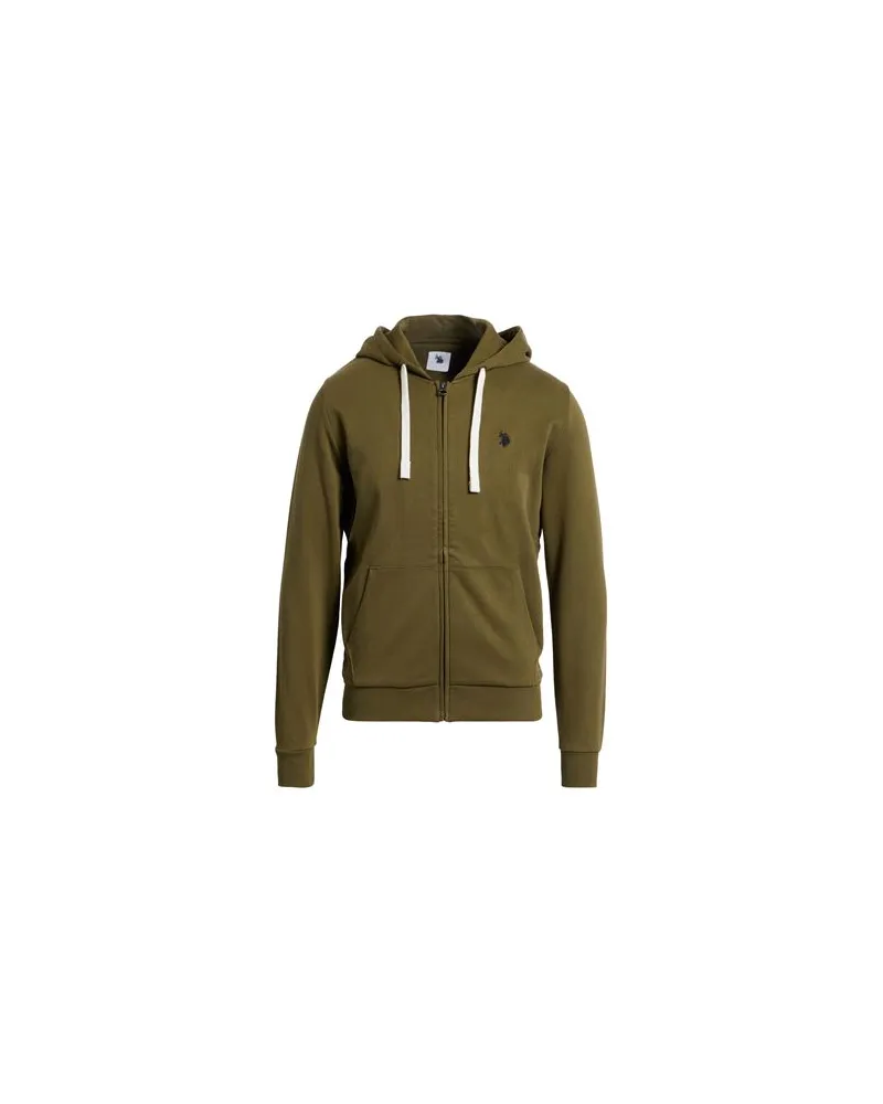 U.S. Polo Assn.  U POLO ASSN. - TOPS - Sweatshirtsauf YOOX.COM Militärgrün