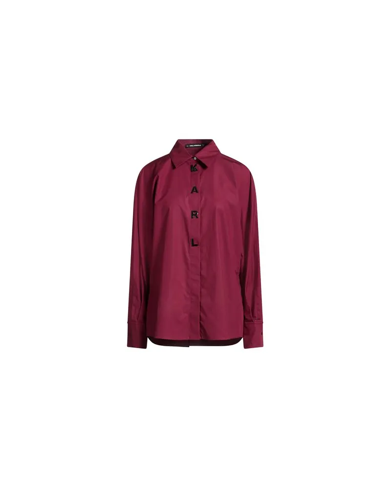 Karl Lagerfeld TOPS - Hemdenauf YOOX.COM Bordeaux