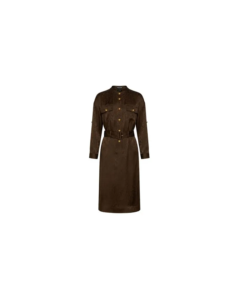 Tom Ford KLEIDER - Midi-Kleiderauf YOOX.COM Schokobraun