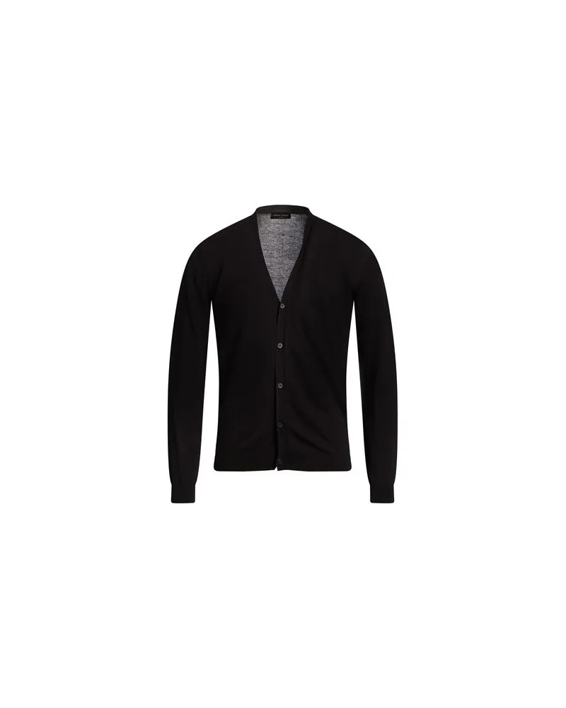 Roberto Collina STRICKWAREN - Strickjackenauf YOOX.COM Schwarz