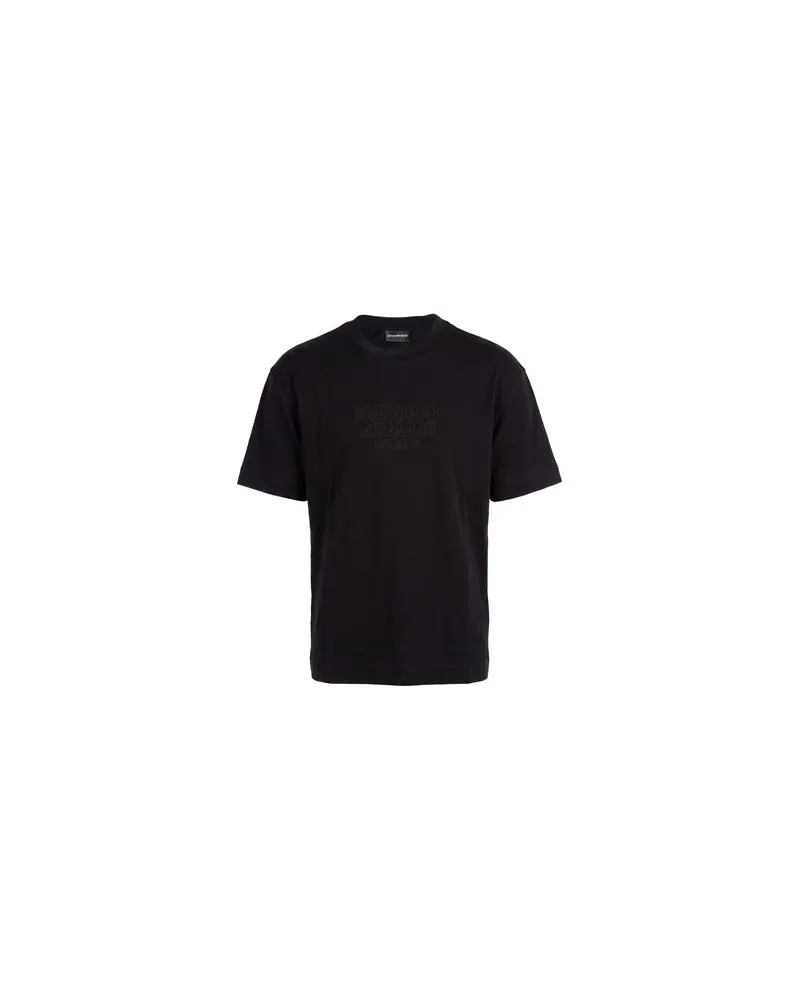 Emporio Armani TOPS - T-shirtsauf YOOX.COM Schwarz