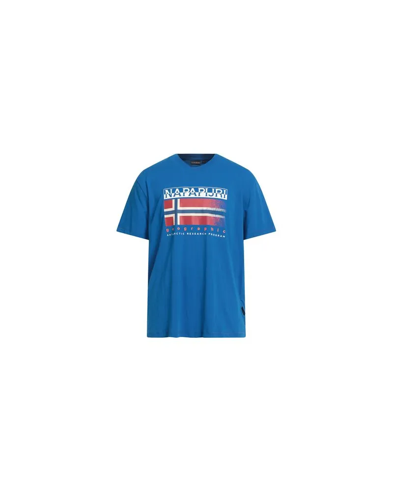 Napapijri TOPS - T-shirtsauf YOOX.COM Blau