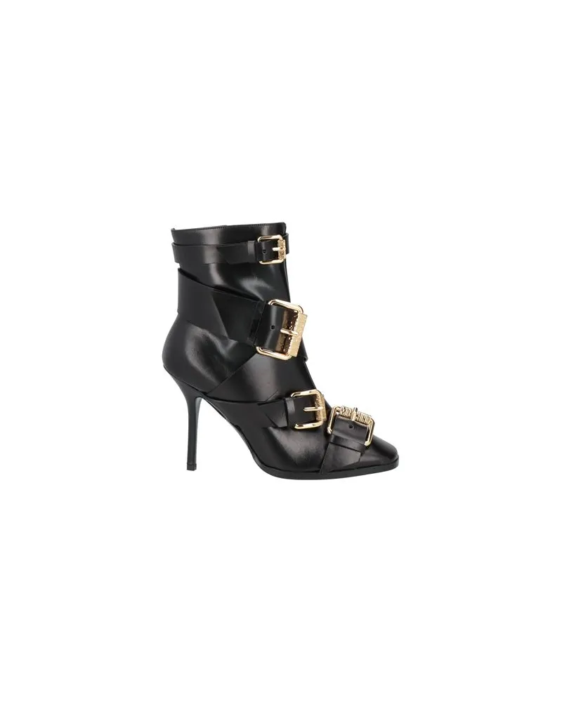 Moschino SCHUHE - Stiefelettenauf YOOX.COM Schwarz