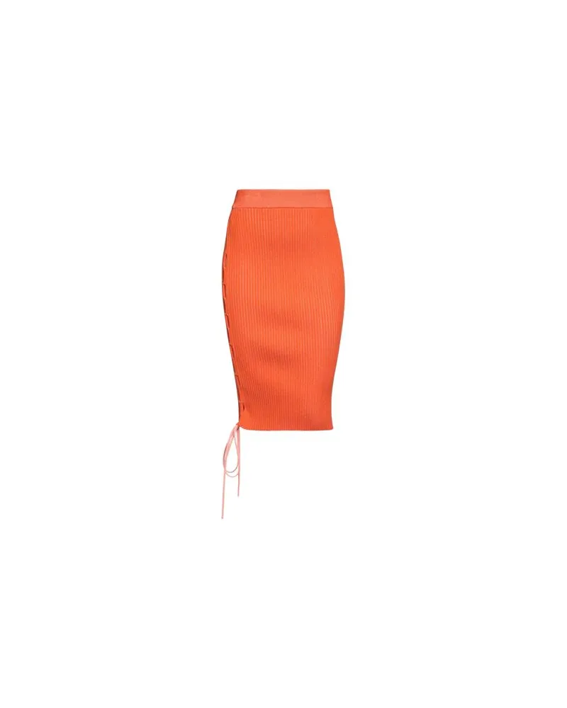 OFF-WHITE HOSEN & RÖCKE - Midi-Röckeauf YOOX.COM Orange